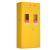 全钢气瓶柜安全柜液化气罐柜气体钢瓶储存柜罐存放柜加厚 黄色单瓶二代报警器