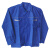 工作服套装男长袖秋冬季加厚耐磨汽修工厂车间工程建筑劳保服定做 蓝色（单件上衣） 175/XL