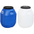 加厚带盖30升化工桶级密封50L塑料酵素桶25公斤涂料废液桶 50升方桶     特厚款     白色