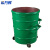 希万辉 100L不锈钢桶颜色备注 户外环卫物业抗摔铁质垃圾桶XWH0007