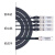ABLEMEN 铜缆QSFP+ DAC堆叠线 万兆40G转4个10G高速连接线缆3米 通用兼容华为 H3C 思科