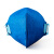 CM朝美 2001型30只头戴式蓝色KN95防雾霾PM2.5粉尘成人男女折叠防护口罩