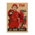苏联二战时期战争海报 反法西斯招贴画复古牛皮纸励志装饰墙画589 浅灰色 1