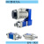 腾锟  2号ER25型防水结构型钻磨镗铣电机组合高精度动力头主轴头 蓝色低速ER25+750W电机 