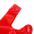 兰诗（LAUTEE）FH-1151 红色手提垃圾袋 酒店商用背心垃圾袋 22*35cm*100只装
