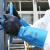 兰浪（LANLANG）SR303 进口厚重型氯丁橡胶防化手套防有机溶剂耐酸碱化学实验劳保防护手套