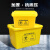 医疗废物周转箱收纳箱垃圾转运箱黄色加厚垃圾桶40L60升100 20升黄色周转箱