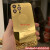 mnkuhgmnkuhg适用于iPhone13Pro黄金手机壳 XS限量版 苹果14MAX私人定制 13ProMax黄金限量版6.7寸 iPhone其他型号