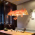 益优亮灯具中式复古个性创意东南亚日式榻榻米特色餐厅吧台田园简约吊灯 2头+LED三色光灯泡