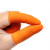 得豫工品 防滑手指套乳胶指套加厚耐磨护指套 橙色带麻点小号100只 一件价 