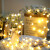 工创优品 LED小圆球灯串灯圣诞装饰生日布置氛围灯带3米20灯户外小彩灯 暖色电池款