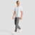 DESCENTE迪桑特跑步系列运动健身男士短袖针织衫夏季新品 WT-WHITE 2XL (185/104A)