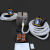 屹禧自吸式长管呼吸器过滤防毒尘面罩单双人电动风式空气呼吸器面罩 四人20米(带锂电池9小时待机)
