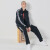adidas阿迪达斯外套男子2022新款运动外套休闲卫衣宽松保暖短款夹克上衣 【TR30J1-BW】黑色白条纹 M身高/体重：165-175cm/60-70kg