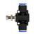气管快速接头管道节流阀气动流量可调节调速阀截流阀配件SA-4/6/8 蓝色LSA-10