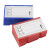 阿力牛 ABS108 磁性标签 仓库货架标识牌 标识物料卡 材料卡片  红色6*10cm强磁