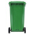 兰诗 XFS240B 大号垃圾桶带盖户外垃圾桶240L绿色厨余垃圾 物业可挂车分类桶 新国标款