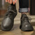 ABCPKLP惠州马丁靴男款中帮2024新款冬季休闲皮鞋男士英伦工装靴软皮男鞋 灰色 39 运动鞋码