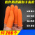防滑手指套橙色耐磨护指点钞加厚指头套硅胶乳橡胶防护手指保护套 橙色加厚防滑M码100个