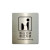 希万辉 酒店商场洗手间标示牌卫生间提示牌厕所指示牌墙贴标牌 靠近文明靠近方便 10*12cm