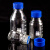 稳斯坦 蓝盖试剂瓶 透明丝口玻璃瓶 螺纹口带刻度螺口试剂瓶 带刻度透明样品瓶 中性料 100ml WW-18