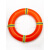 船用专业救生圈款救生游泳圈加厚实心国标塑料圈救援防汛应急 PVC救生圈＋绳包（8MM31米反光绳）＋救生衣