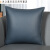 轻奢科技布防水皮抱枕沙发靠枕客厅沙发飘窗抱枕套方形奢华背靠垫 深蓝色-2 35x50(抱枕含芯)