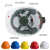 迪际 标准V型国标安全帽工地建筑工程施工帽领导安全头盔电力电工监理劳保防砸 白色三筋升级ABS加固款