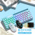 狼蛛（AULA）F3061机械手感键盘64键RGB型台式笔记本电脑商务办公电竞游戏 湛青蓝色RGB+S50鼠标【随机色】