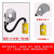 LISM高效防毒全面具喷漆化工防毒面具消防工业农药全面罩鬼脸三件套59 普达面罩+0.5米管+7号罐