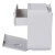 金诗洛 K5138 壁挂菱形格纸巾盒 多功能卫生间防水抽纸厕纸盒置物架盒 灰白色