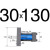 模具液压油缸MOB 光杆轻型拉杆非标定制缸径3040506080 缸径30x行程130