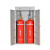 单/双柜式七氟气体灭火装置灭火器40L-180L商用配电机房 GQQ120*2/2.5双瓶