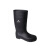 代尔塔 PVC高帮安全靴 301407 黑色 44码 1双装