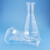 赫思迪格 玻璃三角烧瓶 高硼硅玻璃带刻度平底锥形瓶 广口500ml HHW-248