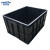 金诗洛 K6078 防静电周转箱黑色塑料收纳箱ESD电子零件元件盒物料胶框 615*430*250