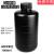 试剂瓶塑料瓶样品瓶HDPE瓶圆形方形黑色遮光防漏50-2000ml 1000ml圆形窄口带刻度