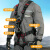 欣达五点式全身安全带高空作业空调安装绳登山攀岩救援保护装备 大号黑色