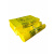 黄色手提式平口式垃圾袋废物塑料大号一次性包装袋袋 100个厚平口30L35L桶58*70 加厚
