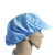 坚弓工帽涤纶0.5条纹小工帽 头顶开网孔无尘洁净室工作帽 条纹鸭舌小工帽 白色