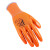 牛郎星防护手套 耐酸碱手套劳保手套pvc胶皮手套防滑耐磨 12付装 PS888 橙色