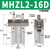 定制SMC型顺荣夹爪气缸气动手指MHZL2-10/16/20/25-D/S长行程型带 SR-MHZL2-16D