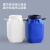 塑料化工桶加厚潲餐饮泔密封带盖固废圆桶50L升kg 50L特厚方桶形倒置不漏液（净重26KG）