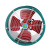 曼影（350-4中速/220V管道式）电机管道式轴流风机220v鼓风机风扇厨房商用高速强力380v工业通风K240