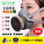 防毒面具电焊喷漆工业气体喷药全面罩防毒气 防毒面具+1个滤毒盒