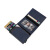 袋鼠新款钱包金属RFID信用卡盒磁扣时尚风拼接钱包卡包 碳纤纹黑色