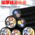 花城广州珠江电缆 ZC-RVV 5×2.5平方 双皮软线黑色保护套100米/卷