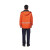苏识SSLB027 常规款冬季加厚长袖工作服 简约舒适棉衣外套 创意个性连帽制服 防寒(颜色:红色)M