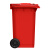 科力邦（Kelibang) 户外垃圾桶 大号塑料加厚240L商用环卫垃圾桶带盖分类工业小区物业翻盖果皮箱 KB1001