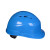 代尔塔(DELTAPLUS） 安全帽蓝色新国标工地防砸可调节通风孔可印字 102012 1顶装